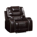 Acme Furniture Braylon 55417 Recliner - Brown IMAGE 2