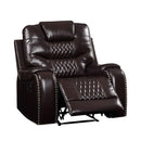 Acme Furniture Braylon 55417 Recliner - Brown IMAGE 3