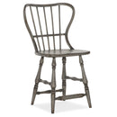 Hooker Furniture 5805-75351-96 Ciao Bella Spindle Back Counter Stool-Speckled Gray IMAGE 1