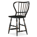 Hooker Furniture 5805-75351-99 Ciao Bella Spindle Back Counter Stool-Black IMAGE 2