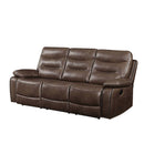 Acme Furniture Aashi 55420 Motion Sofa - Brown IMAGE 1