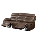 Acme Furniture Aashi 55420 Motion Sofa - Brown IMAGE 5