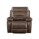Acme Furniture Aashi 55422 Motion Recliner - Brown IMAGE 1