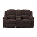 Acme Furniture Madden 55446 Motion Loveseat with Console IMAGE 1
