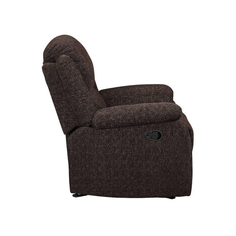 Acme Furniture Madden Reclining Fabric Loveseat with Console 55446 IMAGE 4