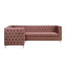 Acme Furniture Rhett 55505 Sectional Sofa - Dusty Pink IMAGE 2