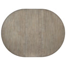 Hooker Furniture 6050-75203-GRY Affinity 48in Round Pedestal Dining Table with 1-18in Leaf IMAGE 4