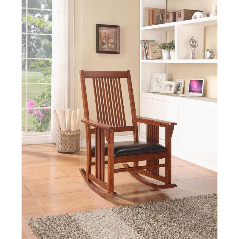 Acme Furniture Kloris Rocking Wood Chair 59214 IMAGE 2
