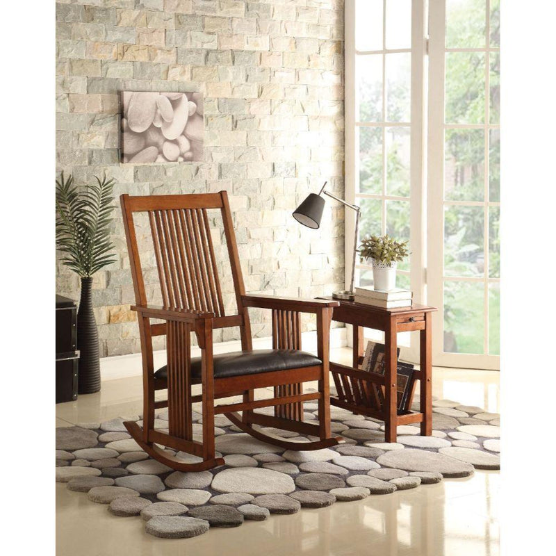 Acme Furniture Kloris Rocking Wood Chair 59214 IMAGE 3