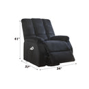 Acme Furniture Ipompea 59262 Recliner with Power Lift & Massage IMAGE 3
