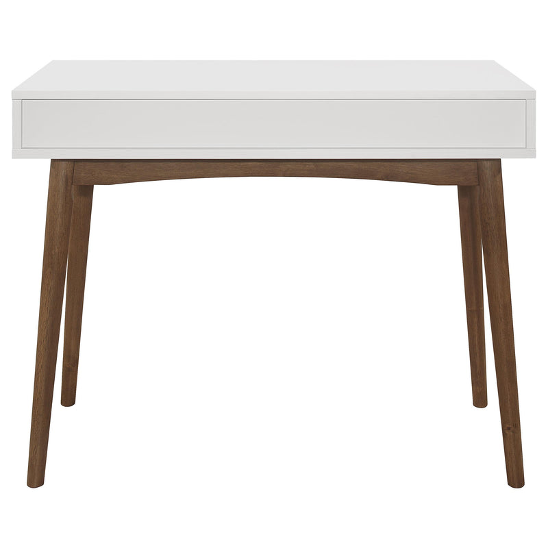  Coaster Furniture Bradenton 801931 39-inch 1-Drawer Wood Writing Desk - White IMAGE 4
