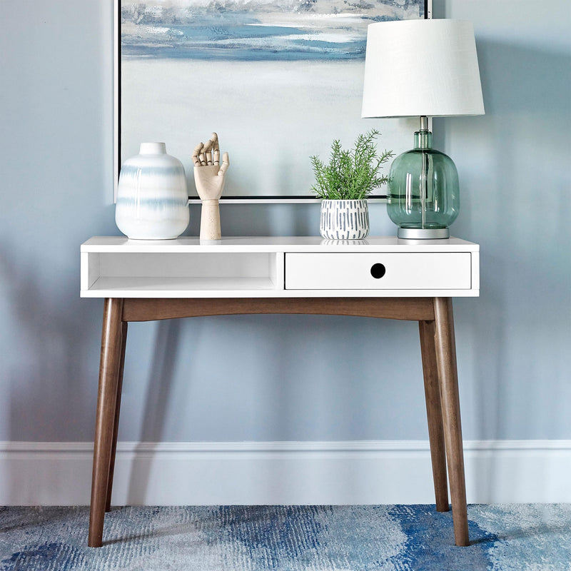  Coaster Furniture Bradenton 801931 39-inch 1-Drawer Wood Writing Desk - White IMAGE 6