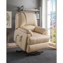 Acme Furniture Ixora 59286 Recliner With Power Lift & Massage - Beige IMAGE 1