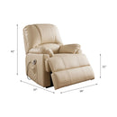 Acme Furniture Ixora 59286 Recliner with Power Lift & Massage IMAGE 3