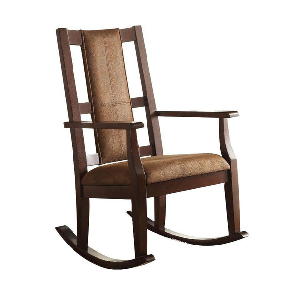 Acme Furniture Butsea Rocking Wood Chair 59378 IMAGE 1