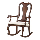 Acme Furniture Sheim 59382 Rocking Chair - Brown & Espresso IMAGE 1