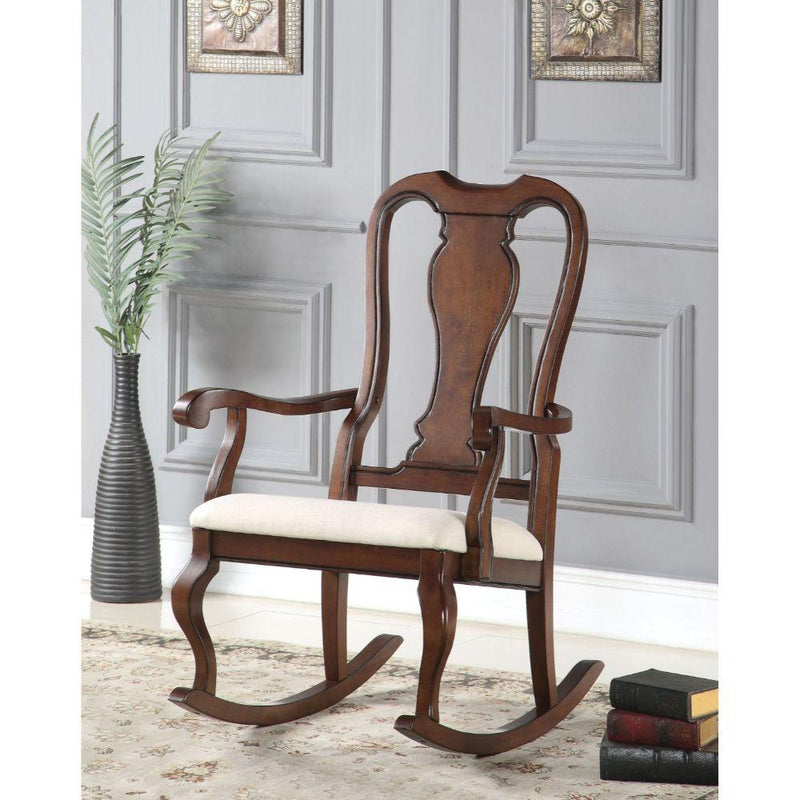 Acme Furniture Sheim Rocking Wood Chair 59382 IMAGE 2