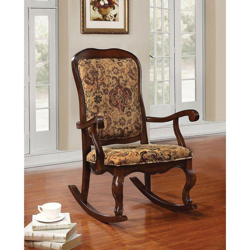 Acme Furniture Sharan Rocking Wood Chair 59390 IMAGE 2