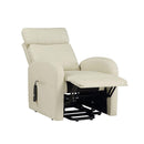 Acme Furniture Ricardo 59499 Ricardo Recliner With Power Lift - Beige IMAGE 6