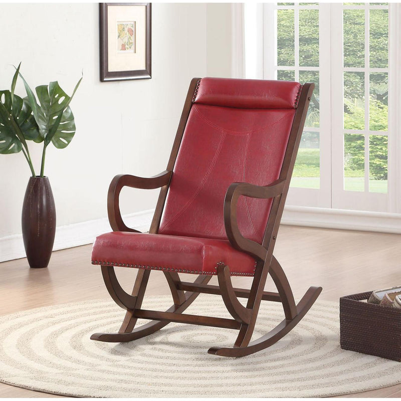 Acme Furniture Triton Rocking Wood Chair 59536 IMAGE 2