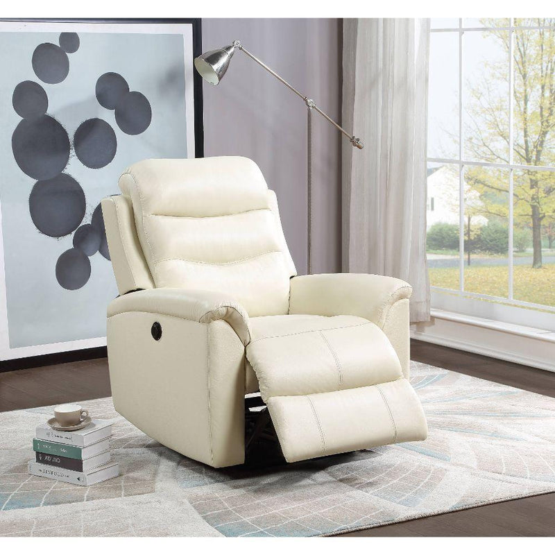 Acme Furniture Ava Power Leather Recliner 59692 IMAGE 7