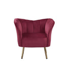 Acme Furniture Reese 59795 Accent Chair - Burgundy IMAGE 2