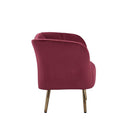 Acme Furniture Reese 59795 Accent Chair - Burgundy IMAGE 3