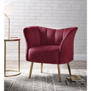 Acme Furniture Reese 59795 Accent Chair - Burgundy IMAGE 5
