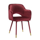Acme Furniture Applewood 59850 Accent Chair - Bordeaux-Red IMAGE 2