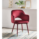 Acme Furniture Applewood 59850 Accent Chair - Bordeaux-Red IMAGE 5