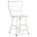 Hooker Furniture 5805-75351-02 Ciao Bella Spindle Back Counter Stool-White IMAGE 1