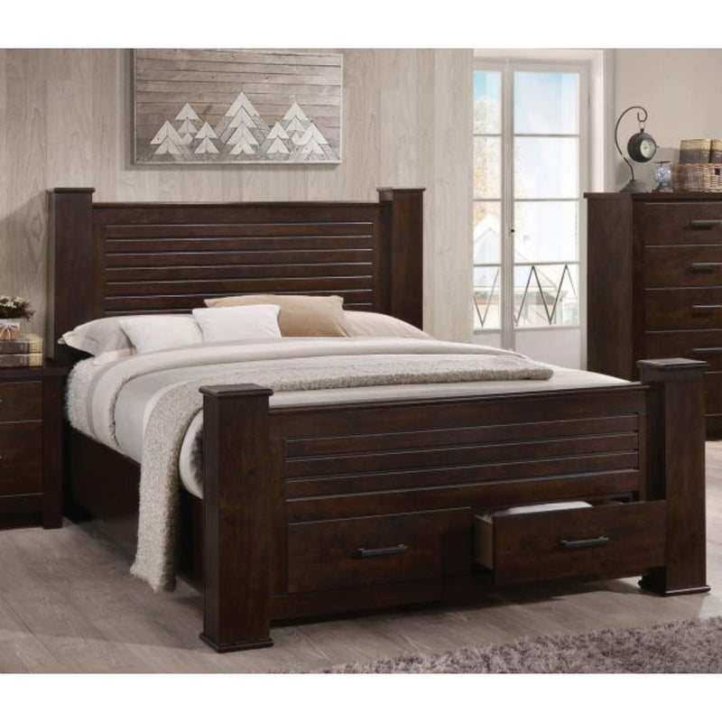 Acme Furniture Panang King Poster Bed with Storage 23367EK IMAGE 2