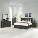 Acme Furniture Louis Philippe III 24930Q Queen Bed with Storage IMAGE 6