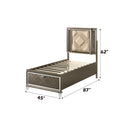 Acme Furniture Skylar 25340T Twin Bed with LED & Storage IMAGE 5