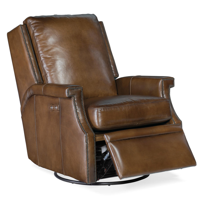 Hooker Furniture RC379-PSWGL-083 Collin Power Swivel Glider Recliner IMAGE 2