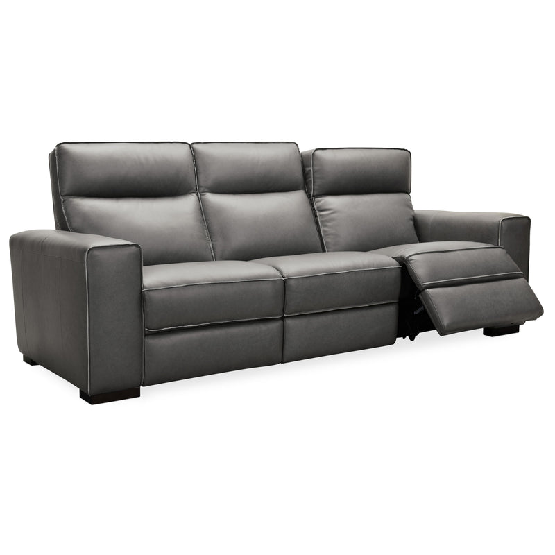 Hooker Furniture SS552-PH3-097 Braeburn Leather Sofa with Power Recline Power Headrest IMAGE 2