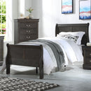 Acme Furniture Louis Philippe 26800T Twin Sleigh Bed IMAGE 4