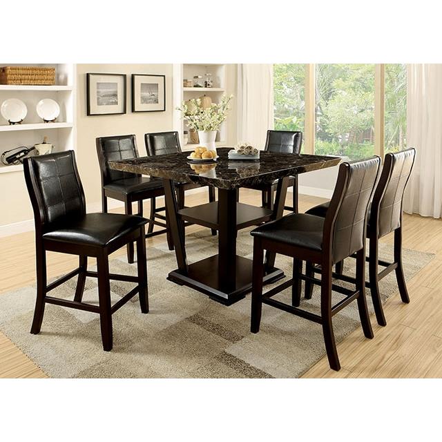 Furniture of America Townsend CM3339DK-PC-2PK Counter Height Chair IMAGE 3