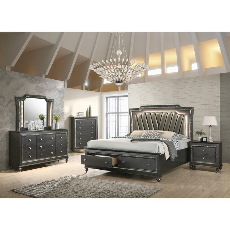 Acme Furniture Kaitlyn California King Panel Bed with Storage 27274CK IMAGE 3