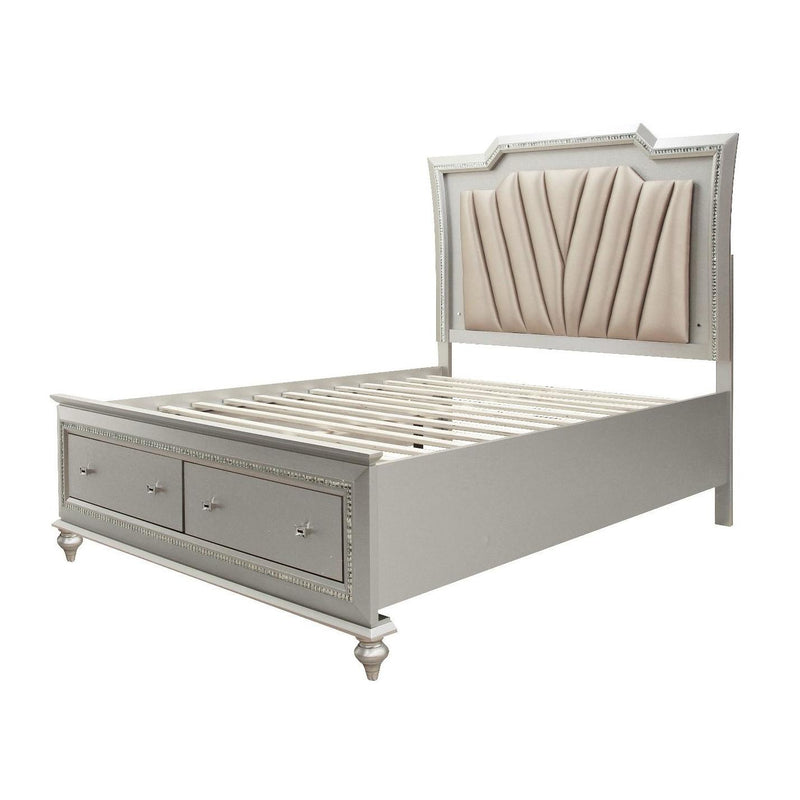 Acme Furniture Kaitlyn California King Panel Bed with Storage 27224CK IMAGE 2