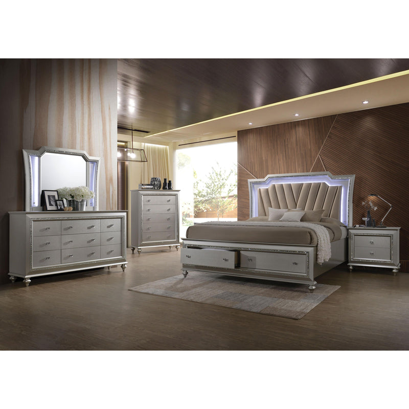 Acme Furniture Kaitlyn California King Panel Bed with Storage 27224CK IMAGE 7