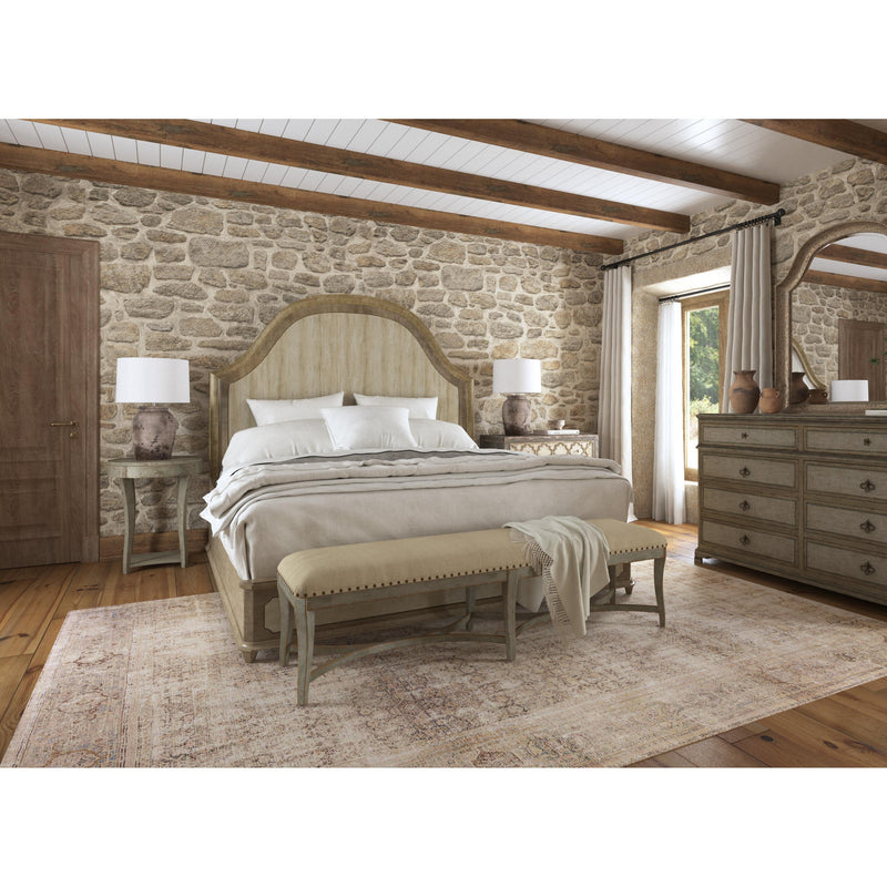 Hooker Furniture 6025-90266-83 Alfresco Lauro King Panel Bed with Metal IMAGE 3