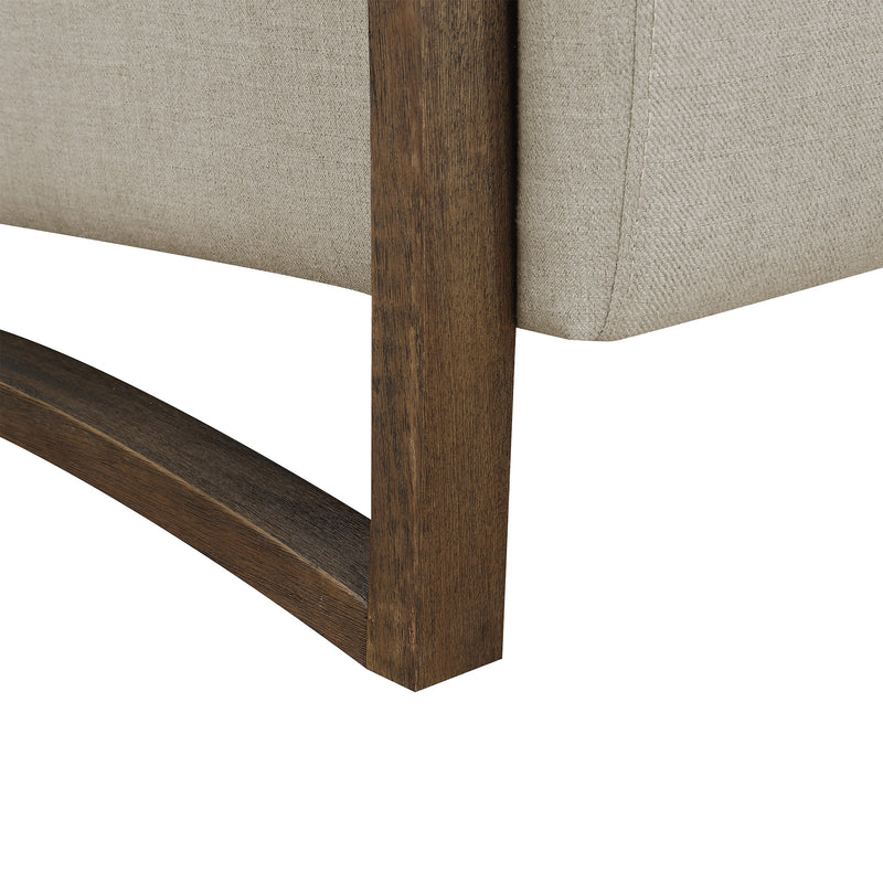  Elements International Furman UFM1441100E Accent Chair - Linen IMAGE 10