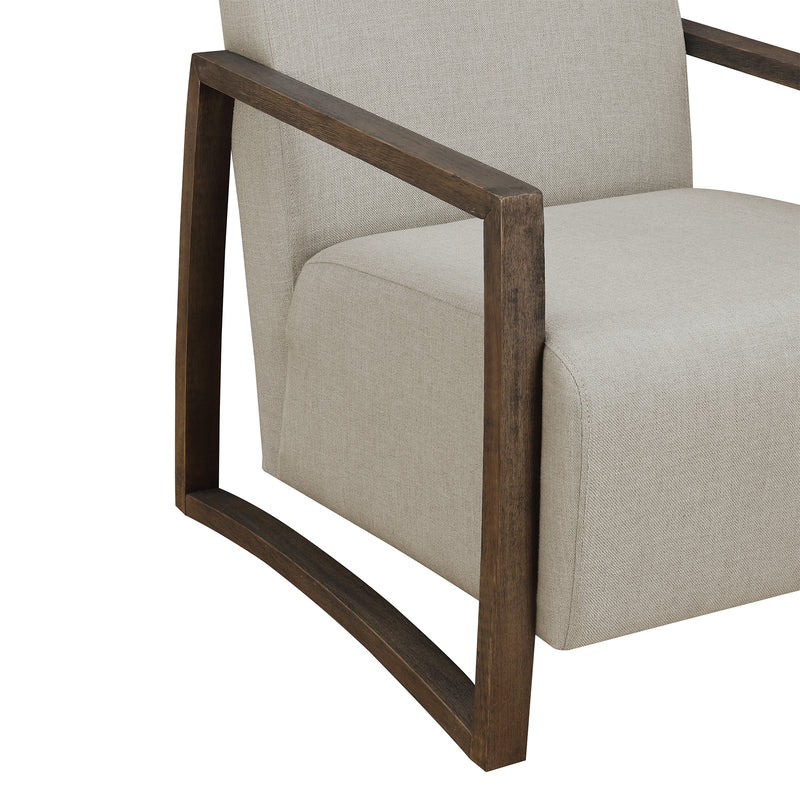 Elements International Furman UFM1441100E Accent Chair - Linen IMAGE 8