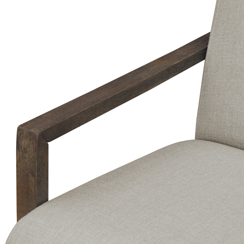  Elements International Furman UFM1441100E Accent Chair - Linen IMAGE 9
