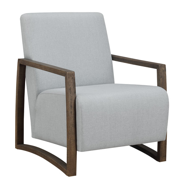  Elements International Furman UFM376100E Accent Chair - Platinum IMAGE 1