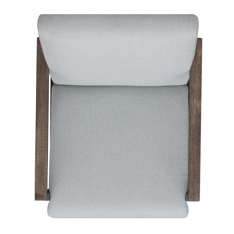  Elements International Furman UFM376100E Accent Chair - Platinum IMAGE 6