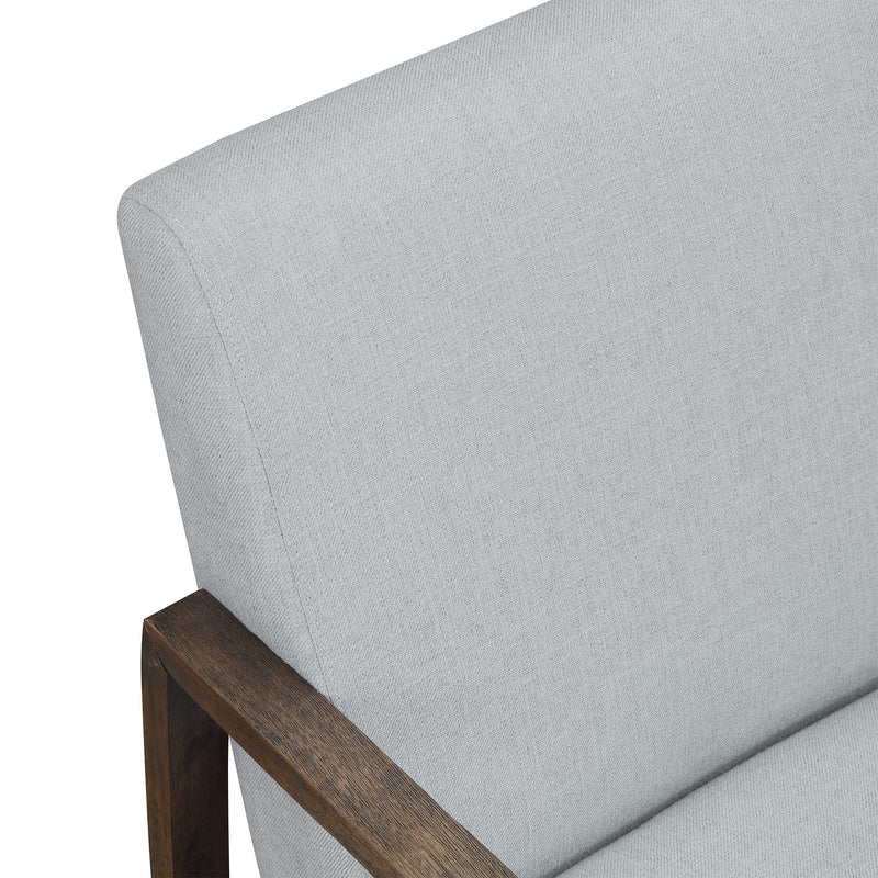  Elements International Furman UFM376100E Accent Chair - Platinum IMAGE 7