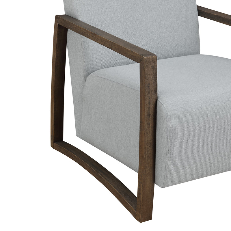  Elements International Furman UFM376100E Accent Chair - Platinum IMAGE 8