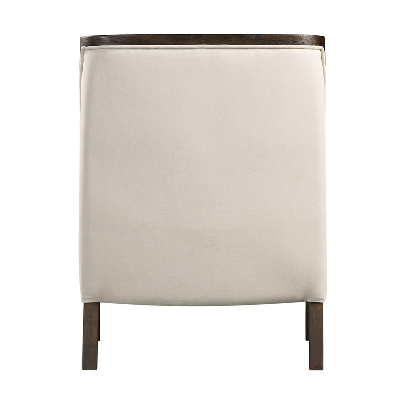  Elements International Hopkins UHK525101E Accent Chair - Natural/Espresso IMAGE 4